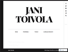 Tablet Screenshot of janitoivola.net